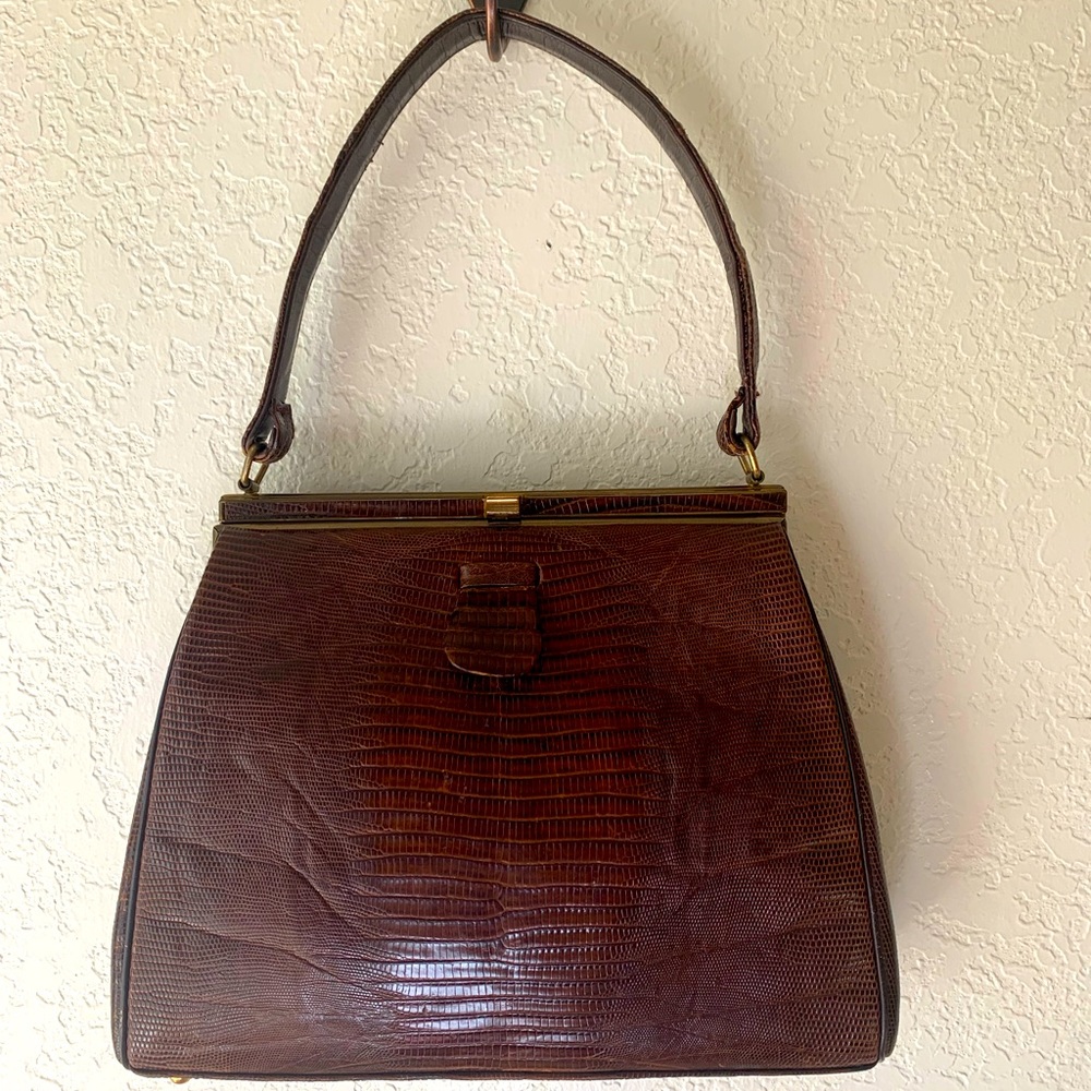 Lesco lizard vintage handbag MCM